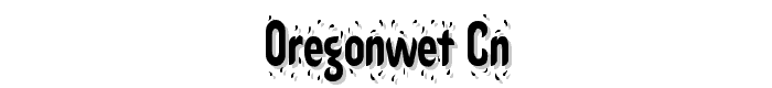 OregonWet Cn font